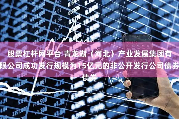 股票杠杆网平台 青龙湖（河北）产业发展集团有限公司成功发行规模为15亿元的非公开发行公司债券
