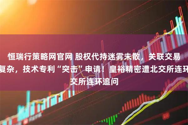 恒瑞行策略网官网 股权代持迷雾未散，关联交易错综复杂，技术专利“突击”申请！皇裕精密遭北交所连环追问